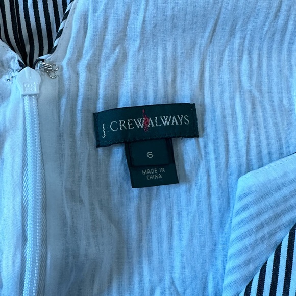 J. Crew Black & White Peplum Blouse - Picture 3 of 4